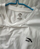 安踏（ANTA）【快干棉】T恤男女同款2025夏季情侣吸湿排汗LOGO宽松休闲短袖t恤 【小logo】纯净白8125-1 3XL /男190 实拍图