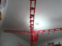 拉花 结婚婚房拉花装饰客厅布置无纺布喜字拉条套装卧室新房喜字彩带中式房顶双喜烫金拉花贴金绣球婚庆用品 4条3米双喜拉花+喜鹊吊坠 实拍图
