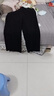 阔腿裤夏季新款长裤女宽松棉麻女裤垂感高腰休闲直筒裤子 黑色 L 建议105-120斤 实拍图