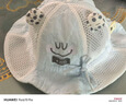 图涂丫婴儿帽子春夏季0-3-6-12个月男女宝宝盆帽遮阳帽秋天防晒帽1岁2岁 点点耳朵-水天兰 44码 帽围 40-44cm 建议0-6个月 实拍图