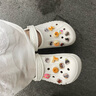 crocs卡骆驰洞洞鞋贝雅男鞋女鞋轻便耐磨一脚蹬拖鞋休闲鞋|10126 卵石色-2V3 36 /37(220mm) 实拍图