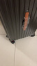DULA五轮大容量行李箱杯架旅行箱充电拉杆箱密码箱皮箱子飒灰棕28英寸 实拍图