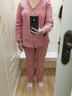 猫人女士睡衣女秋冬100%纯棉舒适开衫长袖长裤可外穿家居服套装 实拍图