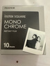 INSTAX富士instax立拍立得 方形相纸 黑白单包装10张 (适用于SQUARE系列相机 手机照片打印机SP-3) 实拍图