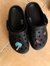 卡骆驰crocs贝雅云彩女士洞洞鞋户外休闲鞋|208186 黑色-001(含智必星) 39 (250mm) 实拍图