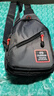 运动新款胸包轻便胸前斜挎包休闲时尚多功能单肩背包防水耐磨包包 灰色 实拍图