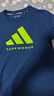 阿迪达斯 （adidas）2025新款短袖儿童T恤夏季户外运动休闲百搭短袖 蓝+绿  152 实拍图