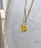 中国黄金（CHINA GOLD）18K金四叶草吊坠女新款百搭K金项链生日礼物生日送女朋友老婆礼物 【当/次日达】18K金四叶草吊坠约0.15g【赠镀金银链】 实拍图