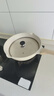 炊大皇  炒锅 麦饭石色不粘锅多功能少油烟炒菜锅平底30cm 电磁炉通用  实拍图