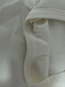 蕉内棉棉301H情侣款背心男女士100%纯棉无侧缝宽松圆领居家睡衣夏季 【宽肩】暖白 XL 实拍图