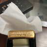 ZIPPO打火机之宝防风煤油 铜刻镜子-镜面黄铜 生日礼物送男友 单机 实拍图