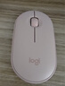 罗技（Logitech）时尚系列 PEBBLE鼠标 无线蓝牙鼠标 办公静音鼠标 女性鼠标对称鼠标 鹅卵石造型 石墨黑 实拍图