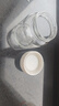 【抖音爆款】胖胖杯豆浆杯迷你玻璃杯便携水杯牛奶咖啡杯果汁杯 乳白色 300ml 1只 实拍图