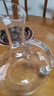 青苹果 欧式水晶玻璃红酒杯套装6只家用大号酒杯创意葡萄醒酒玻璃高脚杯 醒酒器+杯架+6只魅影 350ml 实拍图