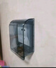 西门子（SIEMENS）开关插座防水盒 通用86型暗装面板IP55防溅盒 透明黑(可90°悬停) 实拍图