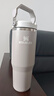 STANLEY拎拎杯吸管杯水杯保温杯大容量办公车载不锈钢杯子887ML-烟灰  实拍图