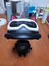 电动车手机支架电瓶摩托车小头盔外卖骑手防震遮阳挡雨创意单自行车导航支架 黑色头盔【车把手款】活动专享 实拍图
