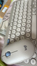 罗技（Logitech）K380蓝牙键盘无线键盘鼠标套装网红女生可爱办公笔记本电脑手机ipad平板MAC薄膜键盘办公用品WF13B PEBBLE键鼠套装 灰色 实拍图