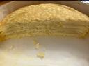 鲜京采【榴莲＞38%】猫山王榴莲千层蛋糕420g 6寸 冰淇淋蛋糕零食糕点 实拍图