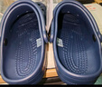 卡骆驰crocs洞洞鞋贝雅男鞋女鞋轻便耐磨一脚蹬拖鞋休闲鞋|10126 深蓝-410 41 /42(260mm) 实拍图