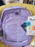 letopo儿童护脊减负书包小学生123年级双肩书包 简约时尚安全轻便 小童1-3年级 | 芋紫色 实拍图