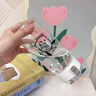 卡通塑料杯子茶水分离耐高温帕恰狗水杯学生高颜值小众简约直饮杯 小帕狗头550ml塑料杯【单杯】 实拍图