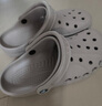 卡骆驰crocs洞洞鞋贝雅男鞋女鞋轻便耐磨一脚蹬拖鞋休闲鞋|10126 卵石色-2V3 44 (280mm) 实拍图