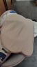 心香宜新生婴儿枕头硅胶定型枕0-2岁圆头型向防偏头相 硅胶定型枕【带外枕套】 纯色 实拍图