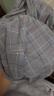 红豆居家【春上新】男女纯棉精梳情侣睡衣男格纹情人节家居服 山黛蓝 XL 实拍图