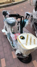 立马【新款】麦乐时尚电动车 48V12Ah铅酸电池续航45KM长续航 代步电瓶车踏板车 油光黑 实拍图