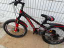 永久（FOREVER）儿童自行车青少年变速山地车中学生单车减震赛车脚踏车22寸黑红色 实拍图