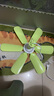 骆驼电风扇家用小吊扇小型迷你静音制冷柔风扇宿舍学生蚊帐床上大风力 六叶吊扇(绿色) 标配 1.3米电源线 实拍图