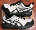 亚瑟士ASICS男鞋女鞋越野舒适运动鞋户外耐磨透气慢跑鞋 GEL-SONOMA CN 白色/黑色(男款) 46.5 实拍图