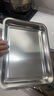 美厨（maxcook）304不锈钢盘子方盘 加深方盘长方形餐盘 烤鱼烧烤36cm MCFT2366 实拍图