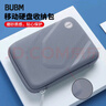 BUBM 移动硬盘包2.5英寸通用数据线收纳盒U盘手机U盾充电宝保护套数码配件防震包 BM010D1011-A 香芋紫 实拍图