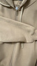 蕉内（Bananain）【王一博同款】非常服503Relax女士家居卫衣短外套男24秋冬季新款 【王一博同款】杏卡其 XS 实拍图
