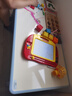 育才儿童桌椅花生桌可升降涂鸦幼儿园学习画画桌宝宝积木玩具游戏桌椅 小蓝鲸长方桌120X60CM 配一椅 实拍图