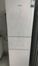 海信（Hisense）222升三门冰箱小型三开门家用白色风冷无霜节能省电宿舍租房电冰箱BCD-222WTDG/S 【钢化玻璃面板】 实拍图