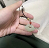 老凤祥 天然和田玉吊坠男女生款平安锁玉佩项链纪念日生日礼物送女友 【京东八仓发货】*当/次日达-平安长命锁项链 【中号-约20*16mm】 实拍图