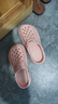 男士外穿EVA拖鞋男沙滩鞋居家凉拖女拖鞋软底一字拖洞洞鞋凉拖鞋 粉色 40 -41【尺码偏小】 实拍图