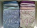 洁丽雅（Grace）毛巾家纺 纯棉太阳花面巾柔软吸水毛巾礼盒两条装70*34cm100g/条 实拍图