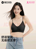 草本初色内衣女无痕2025年春夏款无钢圈大胸显小胸聚拢百搭背心式 黑色 L 实拍图