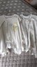 【夏清仓哈衣两件装】 新生婴儿儿连体衣0-1岁薄款宝宝短袖纯棉 夏薄款-两件(白森林熊+灰圆点兔) 90cm (12-15个月/24斤以内) 实拍图