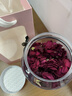 半山农 玫瑰花礼盒120g【超大朵】冻干墨红玫瑰花茶 送女友送妈妈礼物 实拍图