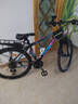 永久（FOREVER）山地车自行车成人男女青少年学生铝合金单车上班代步公路越野赛车 【钢架】顶配版-紫蓝辐条轮 26寸24速【建议身高155-185cm】 实拍图