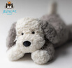 Jellycat唐布利牧羊犬动物毛绒玩偶安抚玩具狗公仔送礼娃娃生日礼物摆件 浅灰色 Medium 实拍图