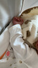贝瑞加（Babyprints）婴儿包屁衣2件装新生儿偏开连体衣初生宝宝连体衣 长颈鹿52 实拍图