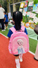 迪士尼小学生书包女幼儿园书包双肩包女冰雪奇缘儿童书包艾莎公主书包 FP8316冰雪3D防水加厚粉色 实拍图