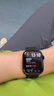 Apple/苹果 Watch Series 10 智能手表GPS款42毫米亮黑色铝金属表壳黑色运动型表带S/M MX1M3CH/B 实拍图