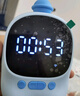 天文小学生智能时间管理器多语翻译定时提醒闹钟儿童语音对话管家可视化彩屏电子闹钟计时器1002蓝色 实拍图